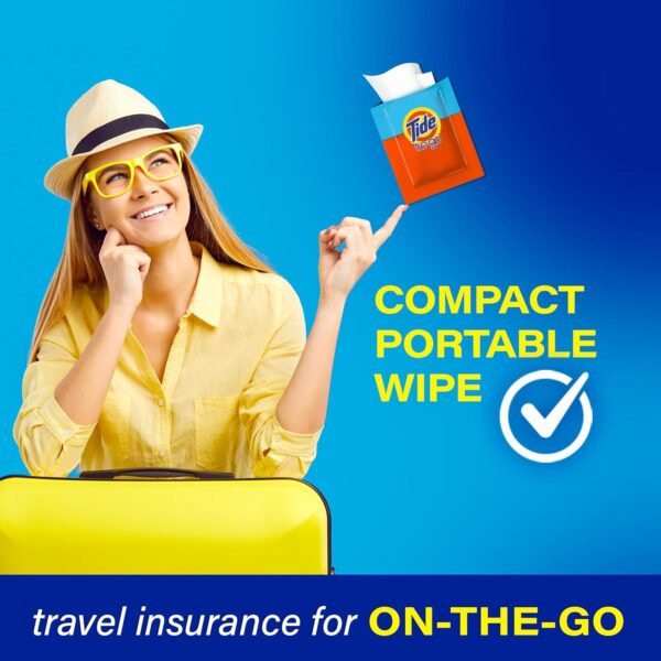 Tide Stain Remover for Clothes, Tide To Go Wipes, ... - Image 4