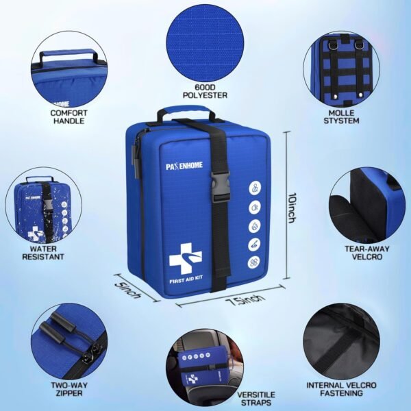 Professional 508 PCS First Aid Kit – 4-in-1 Detach... - Image 5