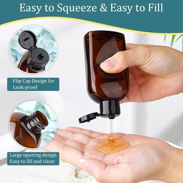 Cosywell Travel Bottles for Toiletries 4pcs 3.4oz ... - Image 5