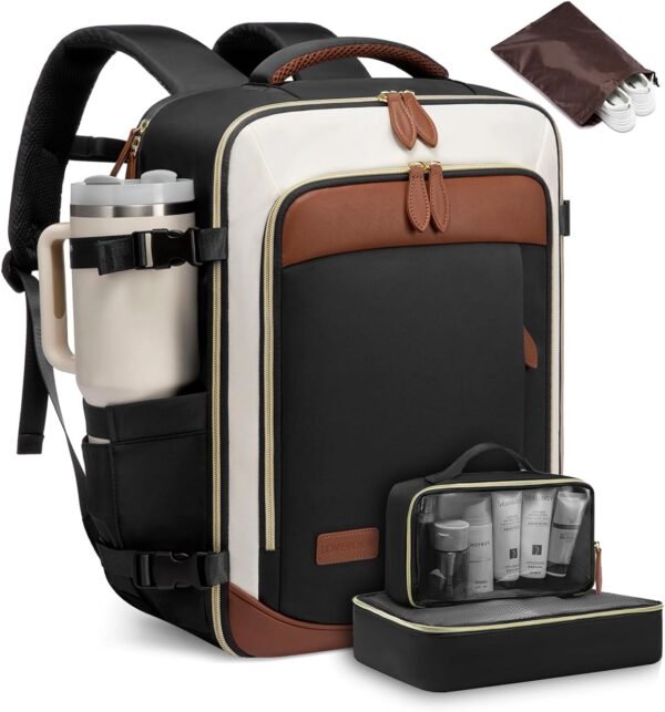 LOVEVOOK Travel Backpack for Women, 40L Carry On B... - Image 2