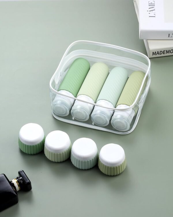 Travel Bottles for Toiletries 8 Pack, Tsa Approved... - Image 5