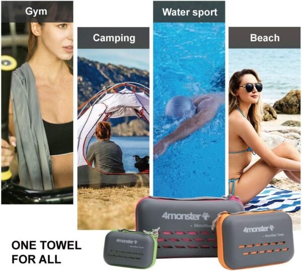4Monster Camping Towels Super Absorbent, Fast Dryi... - Image 9