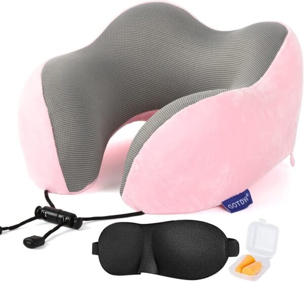 Travel Pillow,Travel Neck Pillows for Sleeping,100... - Image 2