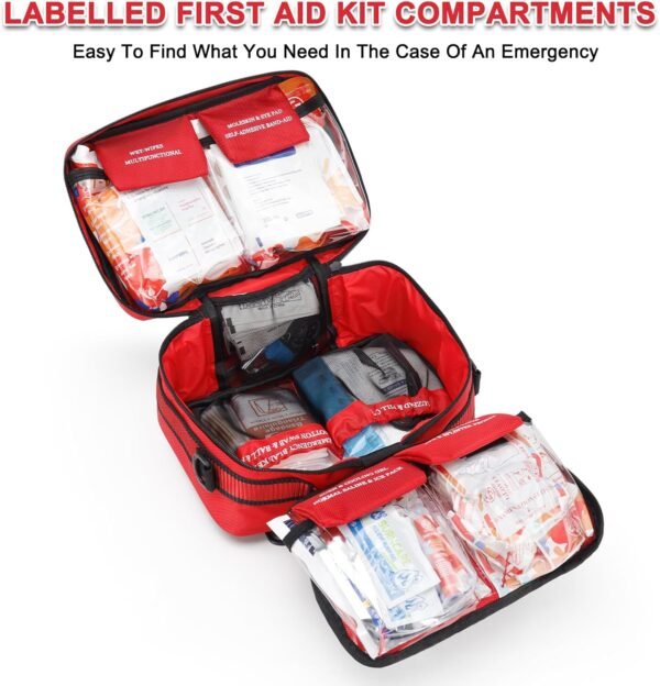 Premium 450 Piece Large First Aid Kit for Home, Tr... - Image 5