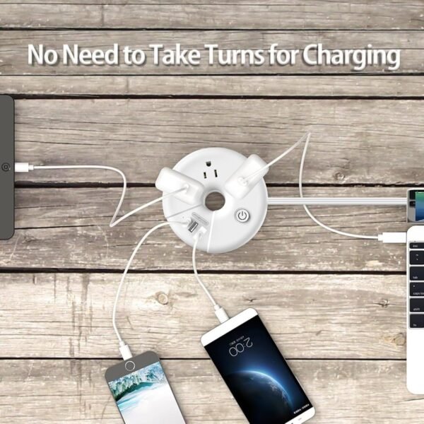 Travel Power Strip, NTONPOWER 3 Outlets 3 USB(1 US... - Image 6