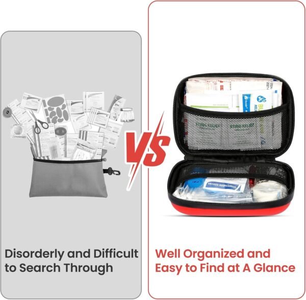 120-Piece First Aid Kit for Travel,Car & Emergency... - Image 7