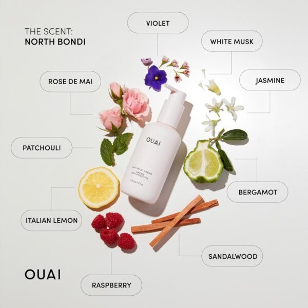 OUAI Anti Frizz Cream Travel Size - Moisturizing H... - Image 6