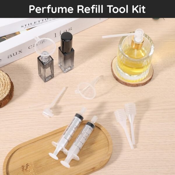 Segbeauty 5ml Perfume Refill Tool Kit, 8pcs Plasti... - Image 4