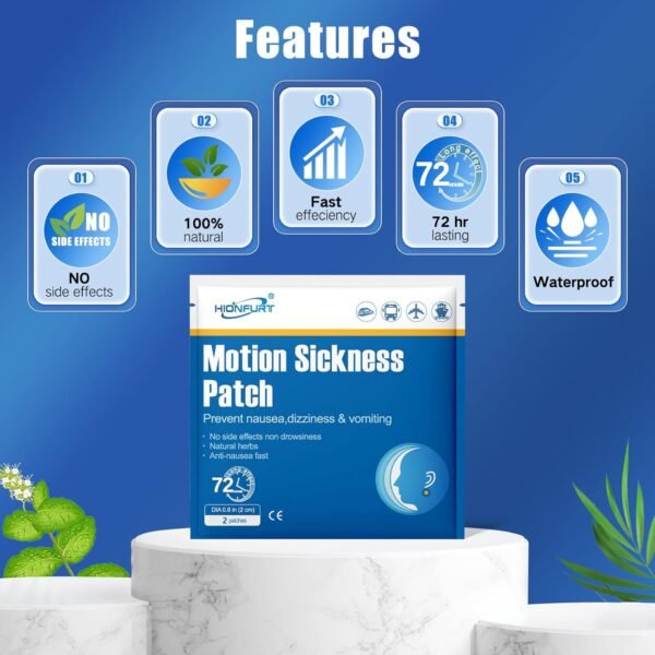 16ct Motion Sickness Patches – Sea Sickness Patche... - Image 6