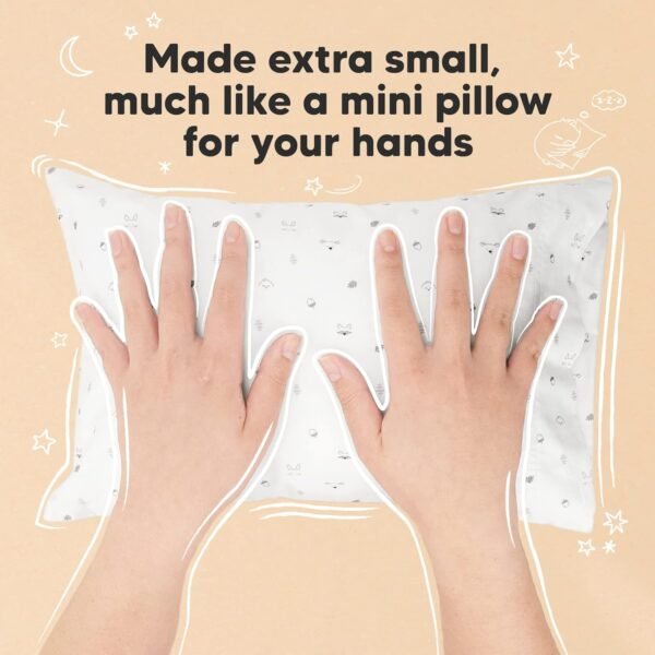 Mini Toddler Pillow with Pillowcase - 9x13 My Litt... - Image 6