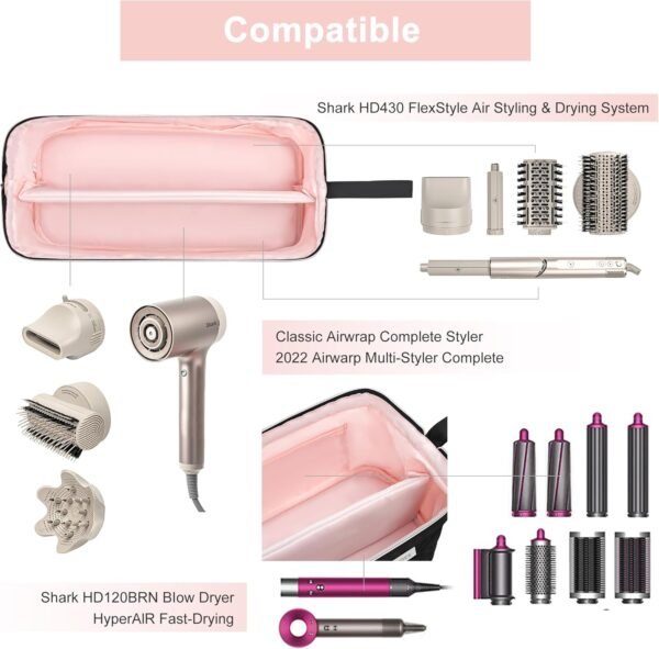 Leudes Hair Tools Travel Bag for Shark Flexstyle C... - Image 5