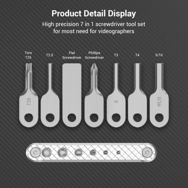 SMALLRIG Folding Tool Set with Screwdrivers and He... - Image 3