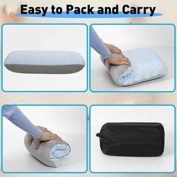 Travel and Camping Pillow- Compressible Medium Fir... - Image 6