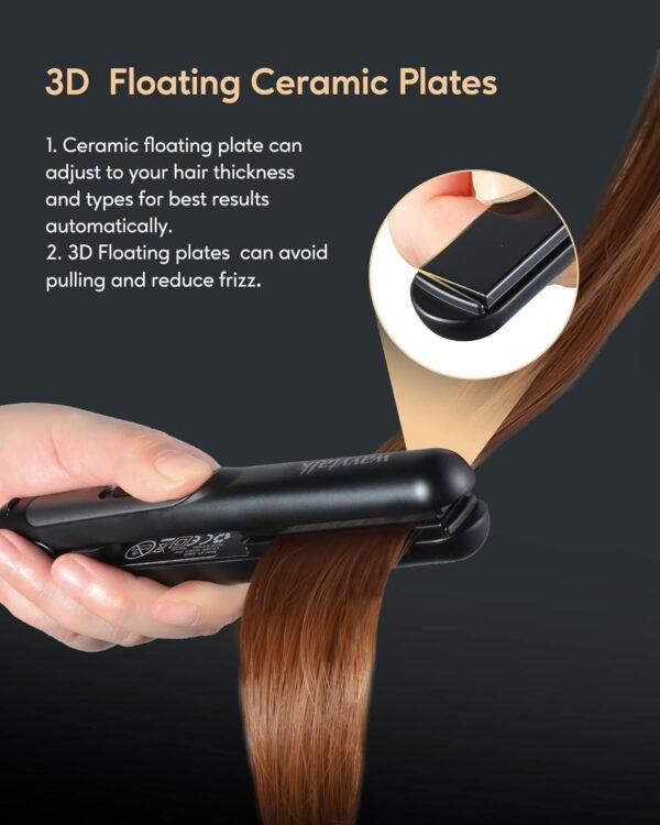 Wavytalk Mini Flat Iron 0.7 Inch Ceramic Mini Hair... - Image 6