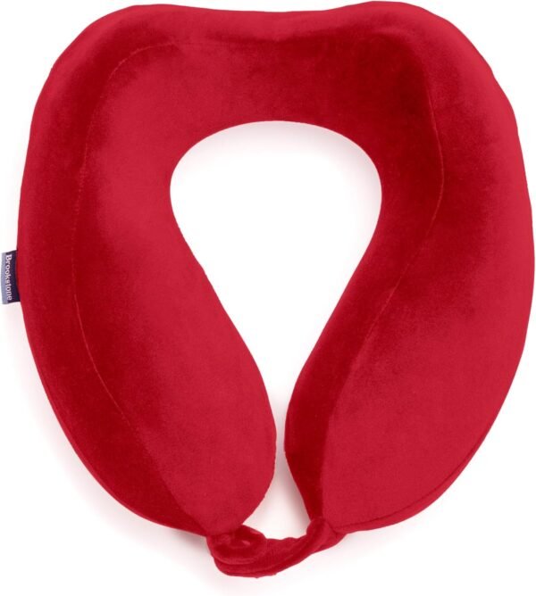 Brookstone Neck Travel Pillow - Lightweight Contou... - Image 2