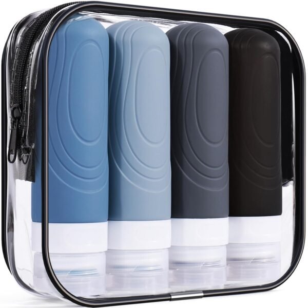 GLAMFIELDS Travel Bottles for Toiletries,TSA Appro... - Image 2
