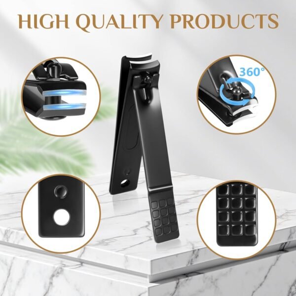 Manicure Set Professional Nail Clipper Kit-26 Piec... - Image 7