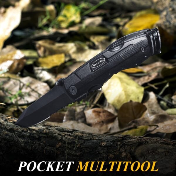RoverTac Pocket Knife Multitool – 15-in-1 Folding ... - Image 5