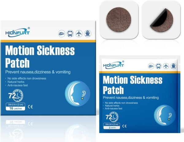 16ct Motion Sickness Patches – Sea Sickness Patche... - Image 2