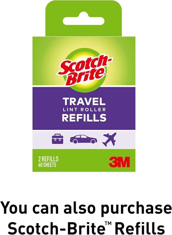 Scotch-Brite Mini Travel Lint Roller, Works Great ... - Image 7