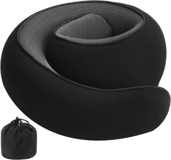Ulaek®Travel Pillow, Pure Memory Foam Neck Pillow ... - Image 2