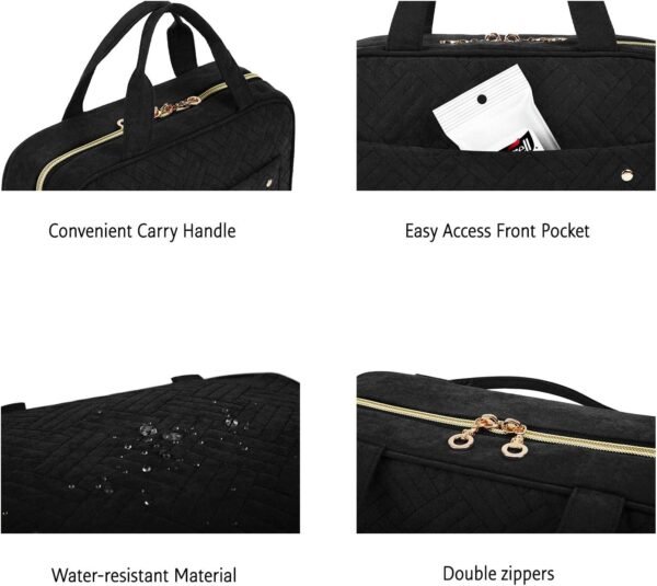 BAGSMART Toiletry Bag Travel Bag with Hanging Hook... - Image 7