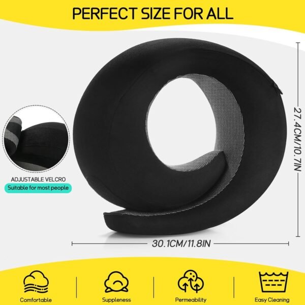Ulaek®Travel Pillow, Pure Memory Foam Neck Pillow ... - Image 4