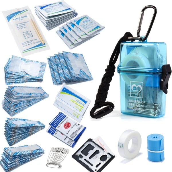 DEFTGET Waterproof First Aid Kit Travel Essentials... - Image 2
