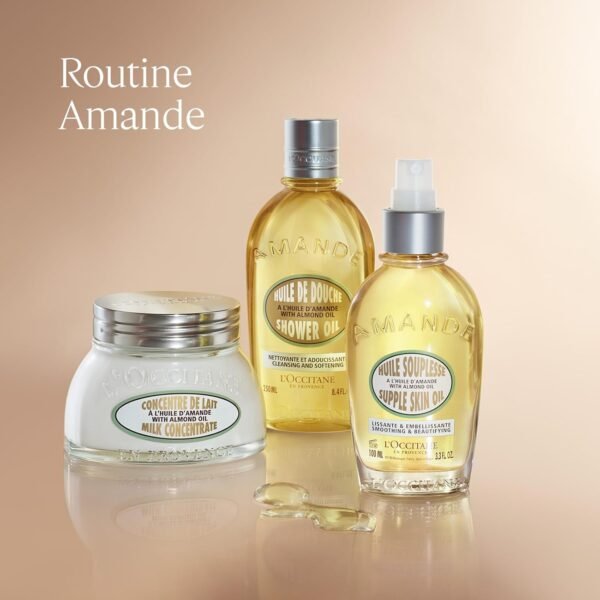L'Occitane Cleansing & Softening Almond Shower Oil... - Image 7