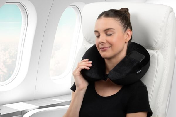 Brookstone Microbead Travel Head and Neck Pillow L... - Image 7