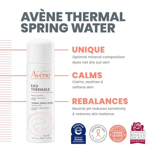Avene Thermal Spring Water, Soothing Calming Facia... - Image 3