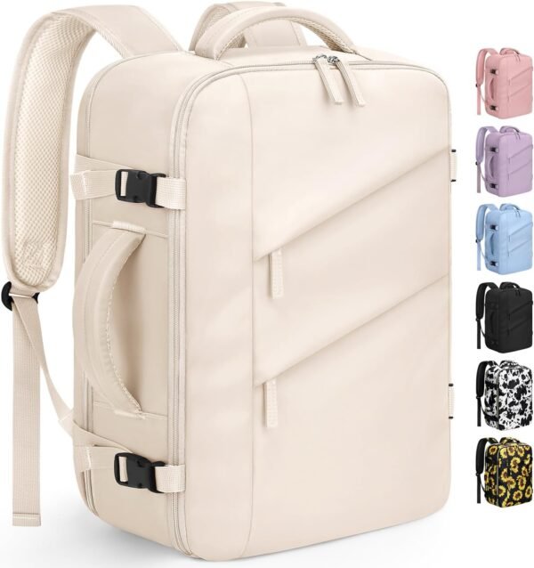 Capolo Travel Backpack for Women Men Waterproof La... - Image 2