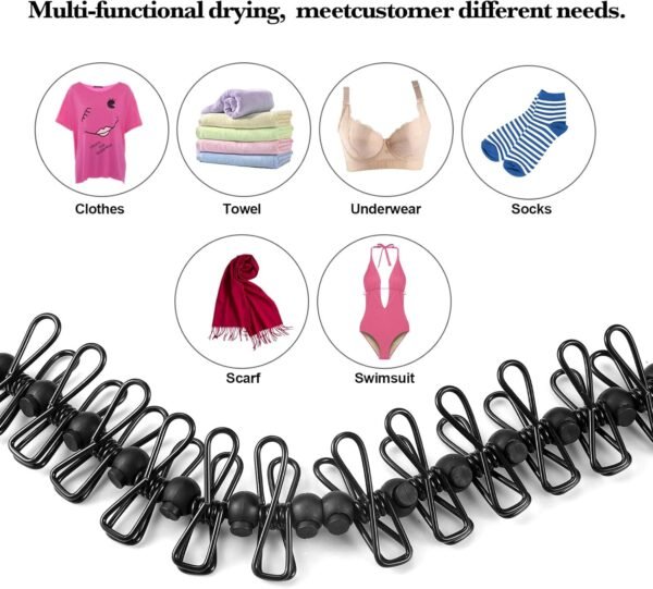 Travel Clothesline, Portable Retractable Clothesli... - Image 4