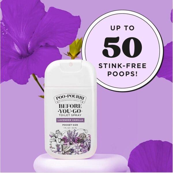 Poo-Pourri Lavender Vanilla Pocket Before-You-Go T... - Image 9