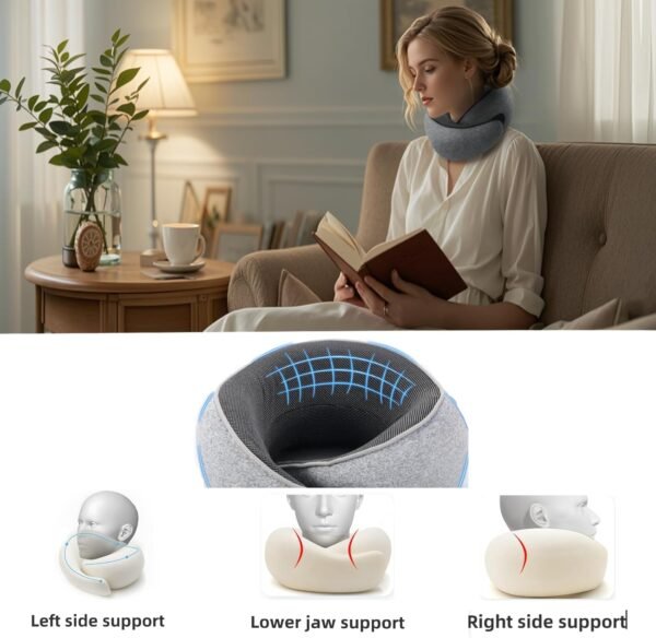 Travel Pillows for Airplanes,Premium Memory Foam T... - Image 4