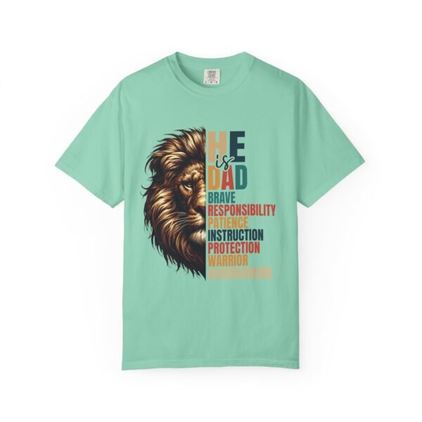 He is Dad Lion Graphic T-Shirt, Father's Day Gift, Unisex Tee, Dad Humor Shirt, Gift for Dad, Warrior Dad Apparel
