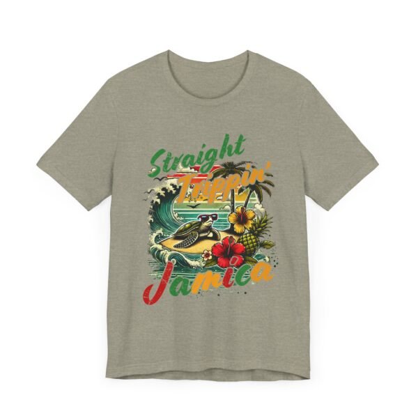Tropical Vibe Tee - Unisex Jersey Short Sleeve Tee - Straight Trippin' Jamaica - Image 11