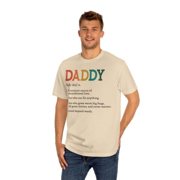 Father's Day Unisex Tee, Daddy Definition Shirt, Gift for Dad, Casual Father's Day Gift, Dad Love Tee, Daddy Humor Tee - Image 4