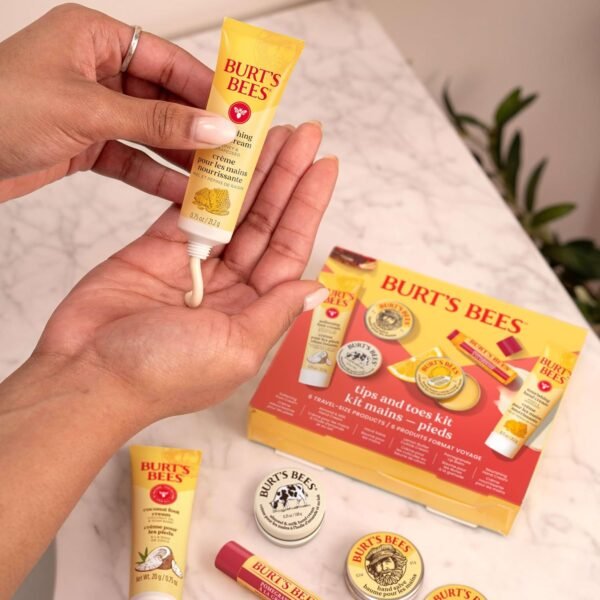 Burt's Bees Gifts Ideas, Tips and Toes Kit, 6 Trav... - Image 10