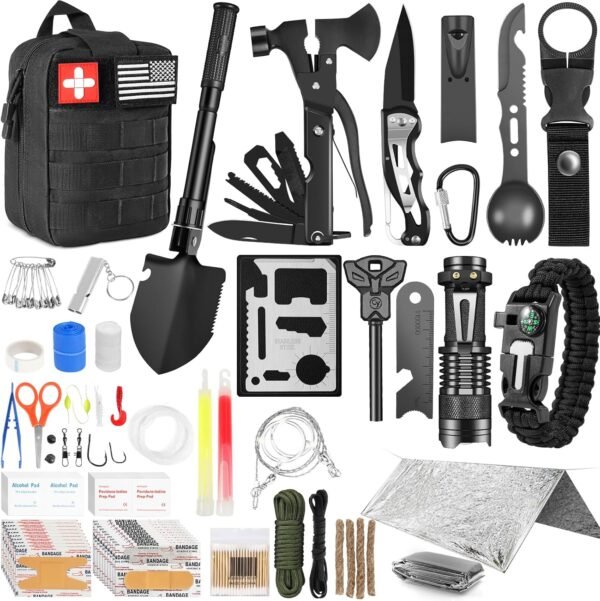 Survival Kits, 149Pcs Survival Gear First Aid Kit ... - Image 2