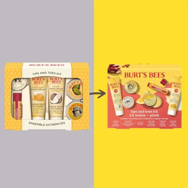 Burt's Bees Gifts Ideas, Tips and Toes Kit, 6 Trav... - Image 3