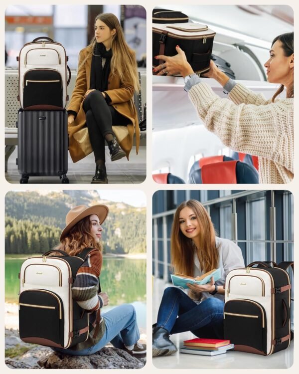 LOVEVOOK Travel Essentials Carry on Backpack 40L T... - Image 8
