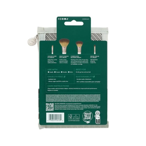 EcoTools On-The-Go Makeup Brush Kit, Travel-Friend... - Image 10