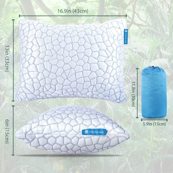 QUTOOL Small Travel Pillows for Sleeping, Cooling ... - Image 4