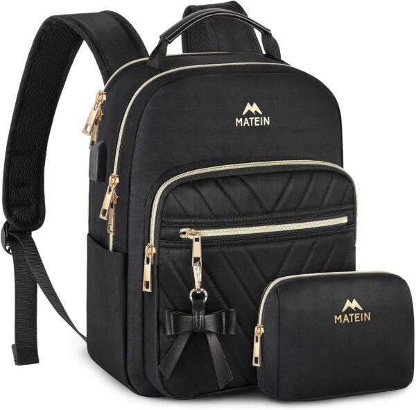 MATEIN Mini Backpack for Women, Waterproof Stylish... - Image 2