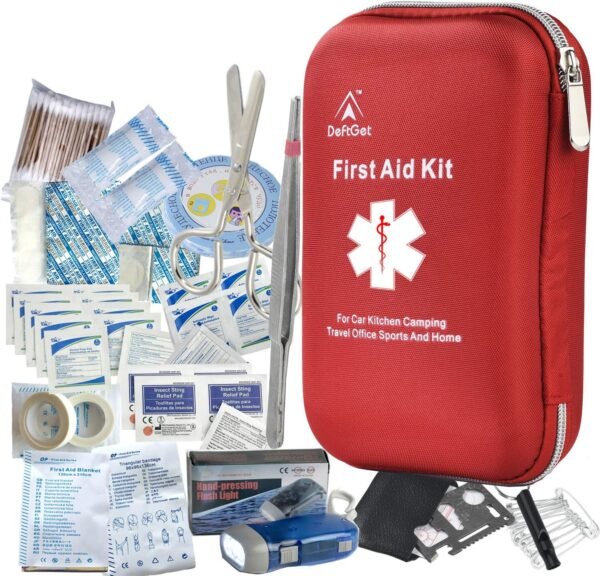 deftget 163 Pieces First Aid Kit Waterproof IFAK M... - Image 2