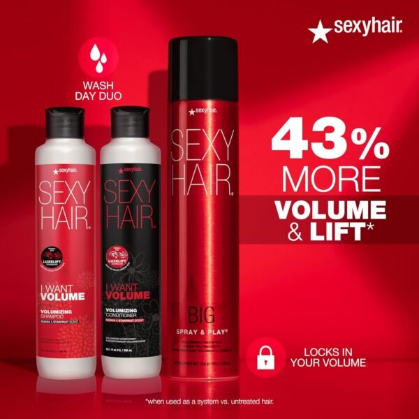 SexyHair Big Spray & Play Volumizing Hairspray | H... - Image 5