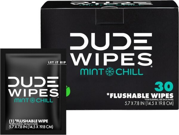 DUDE Wipes - On-The-Go Flushable Wipes - 1 Pack, 3... - Image 2