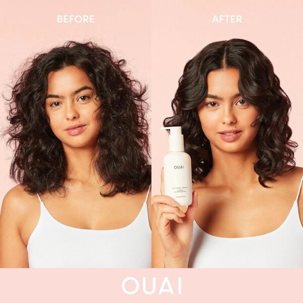 OUAI Anti Frizz Cream Travel Size - Moisturizing H... - Image 4