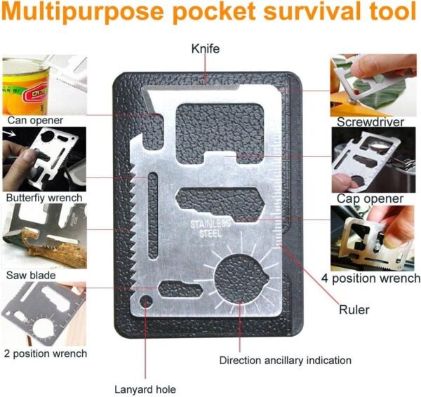 EMDMAK Survival Kit Outdoor Emergency Gear Kit for... - Image 6